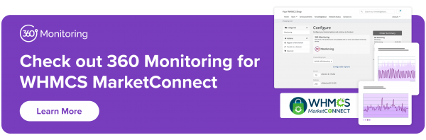 360 Monitoring fpr MarketConnect